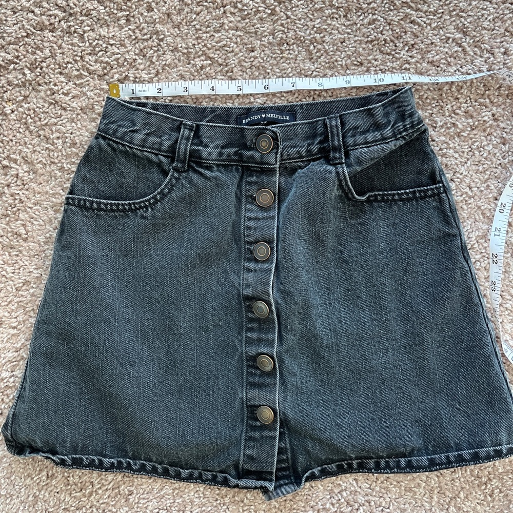 Brandy Melville Denim Mini Skirt